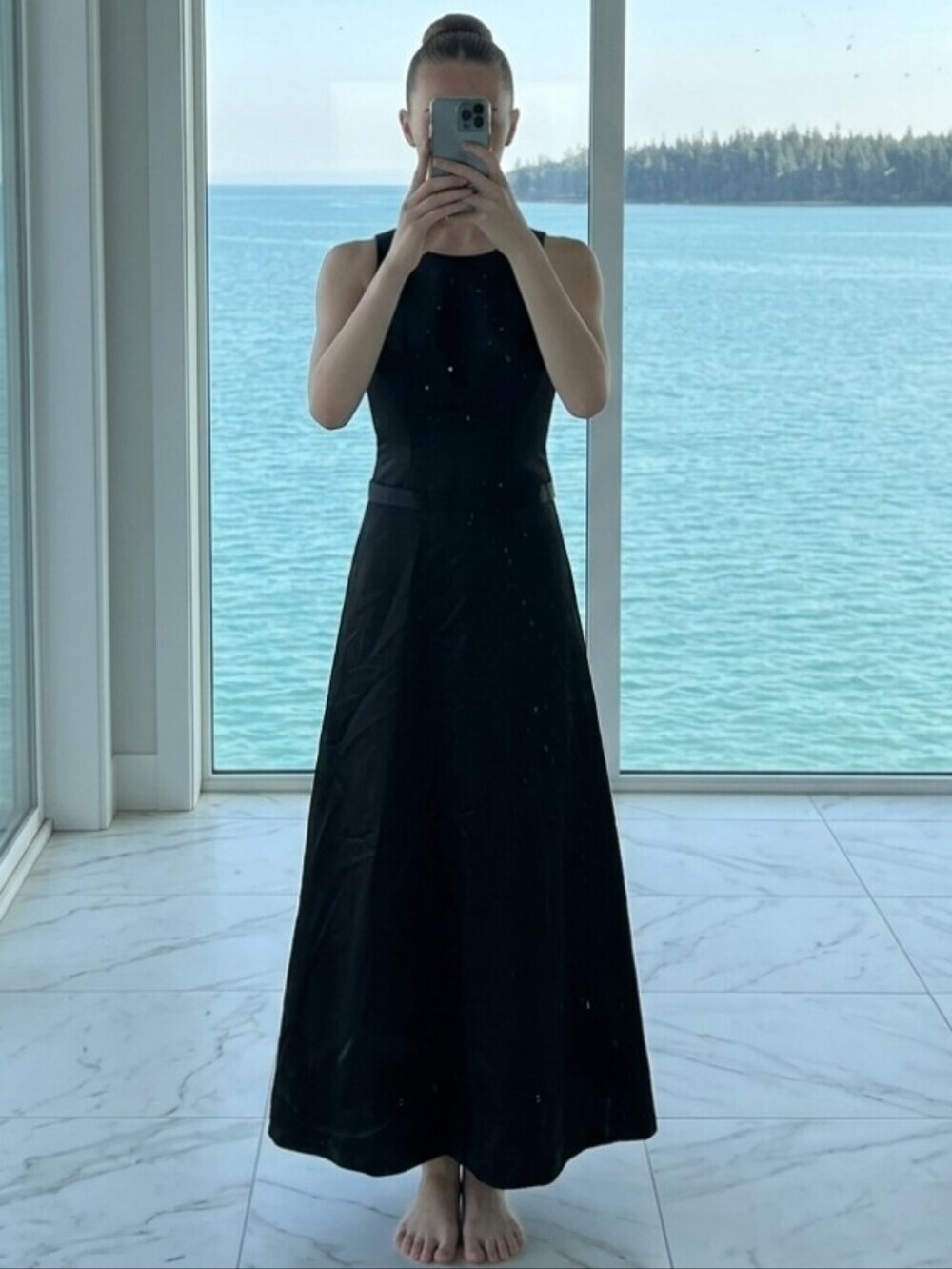 bill levkoff black bridesmaid dress | Dresses | Bill Levkoff Bridesmaids Satin Maxi Size 6 Full Length Wedding Dallas Prom, Homecoming &
